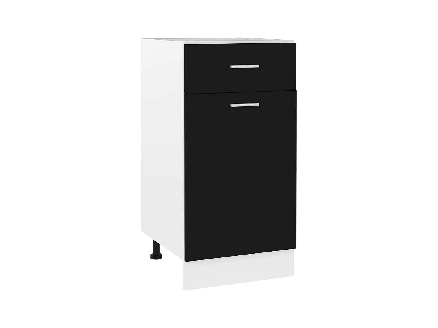 Armoire à tiroirs "Lyon" Noir 40 x 46 x 81,5 cm Bois d'ingénierie