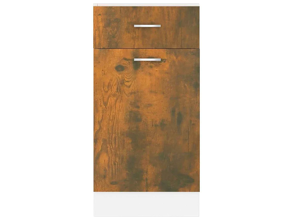 Armoire à tiroirs "Lyon" Chêne fumé 40 x 46 x 81,5 cm Bois d'ingénierie