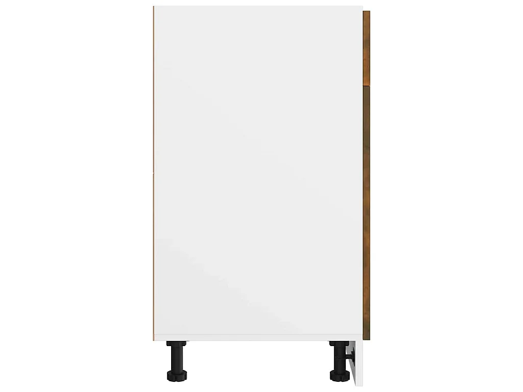Armoire à tiroirs "Lyon" Chêne fumé 40 x 46 x 81,5 cm Bois d'ingénierie