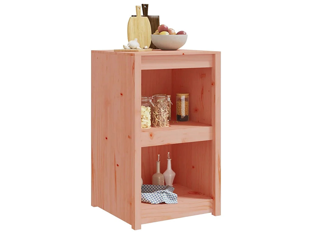 Armoire de cuisine d'extérieur MEPPEL 55x55x92 cm bois douglas