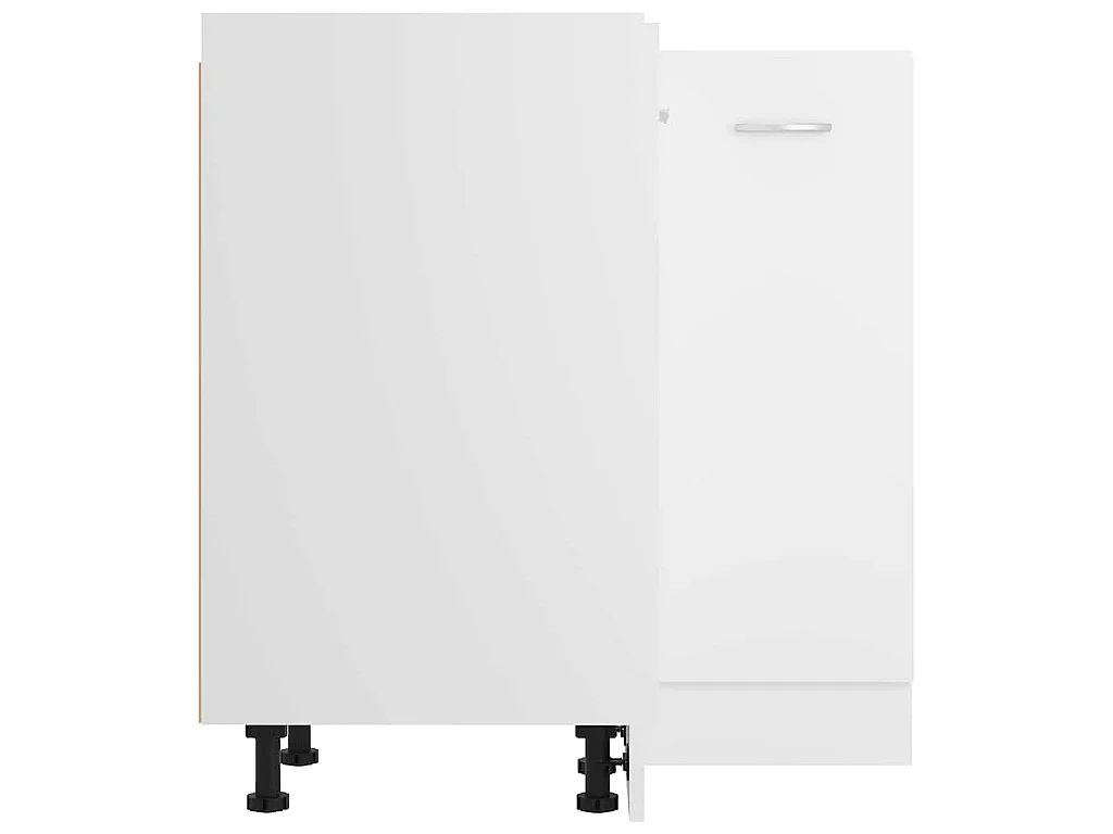 Armário inferior de canto “Lyon” 75,5x75,5x81,5cm branco