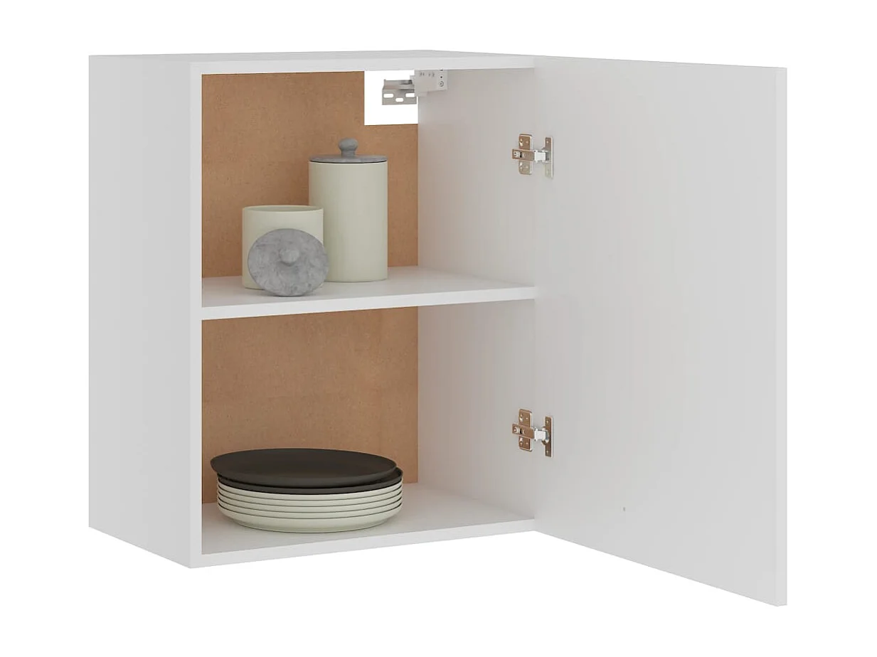 Bovenkasten 2 st Lyon 50x31x60 cm bewerkt hout wit