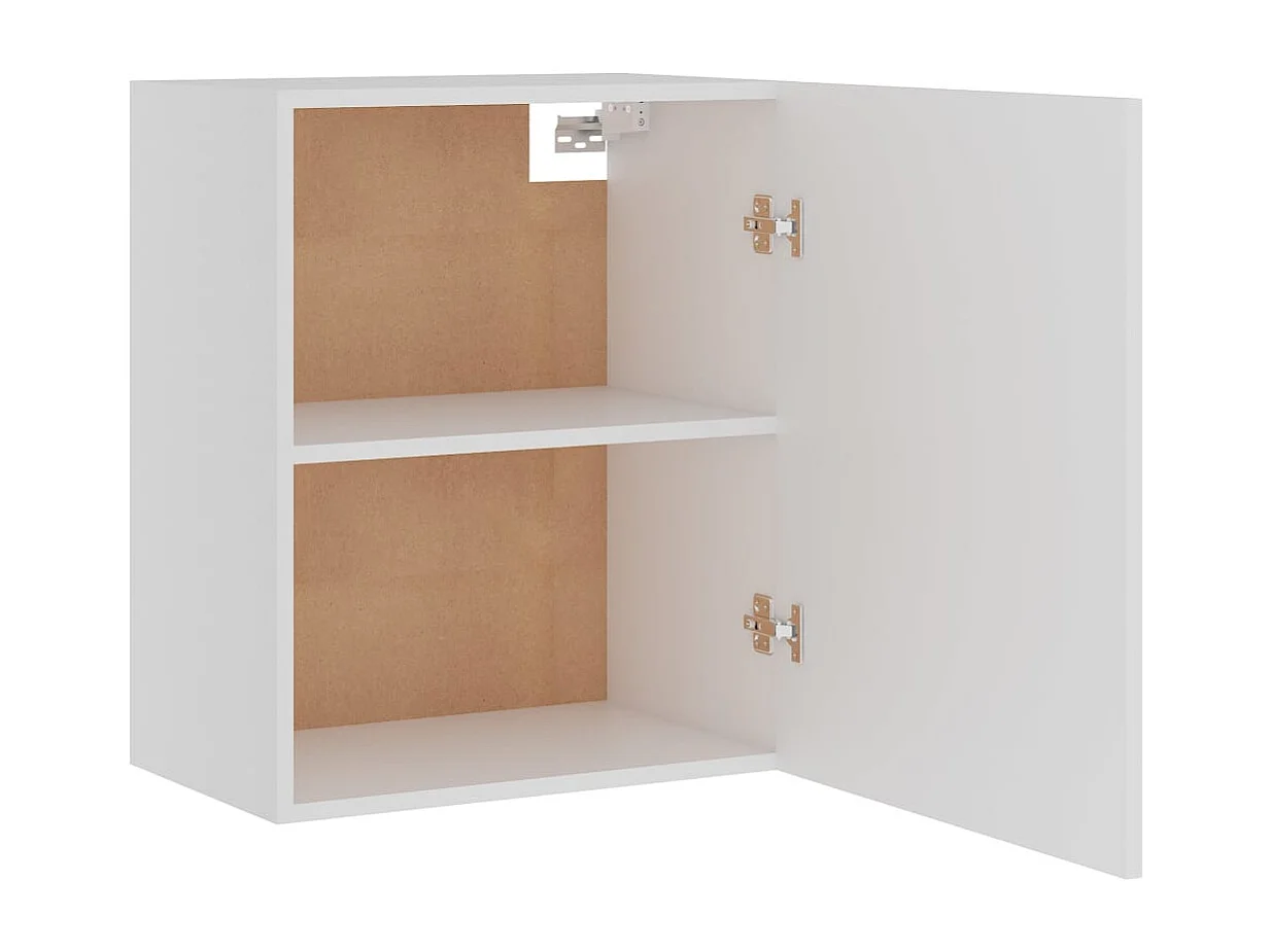 Bovenkasten 2 st Lyon 50x31x60 cm bewerkt hout wit