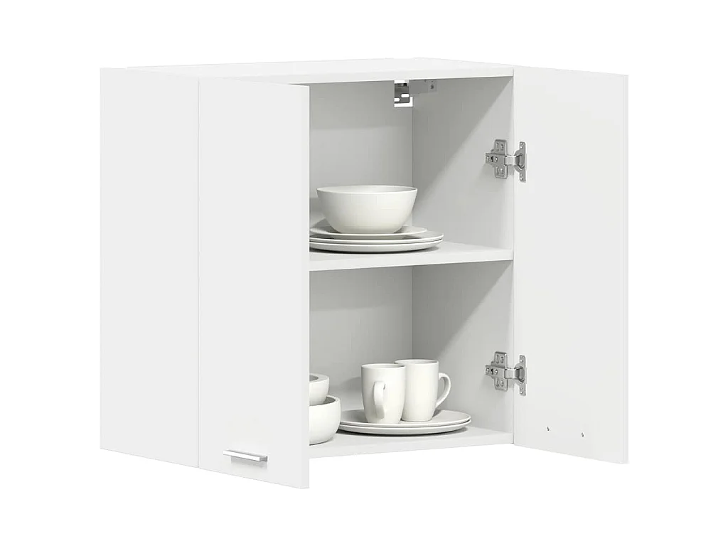 Bovenkast Lyon 60x31x60 cm bewerkt hout wit