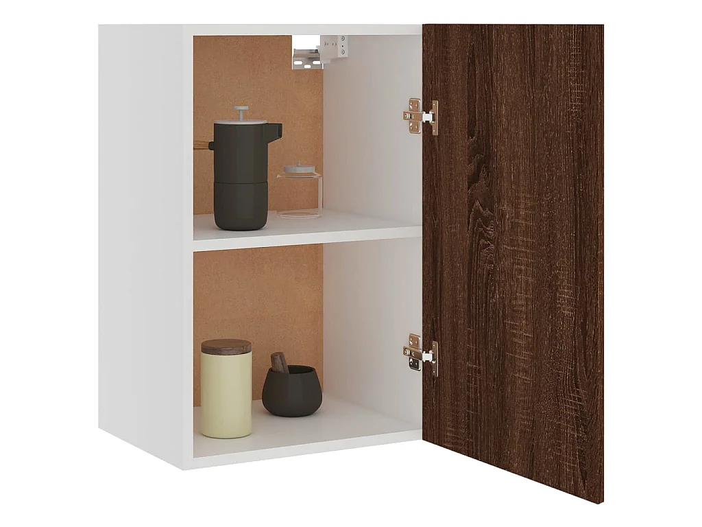 Armoire suspendue Lyon Chêne brun 39,5x31x60 cm