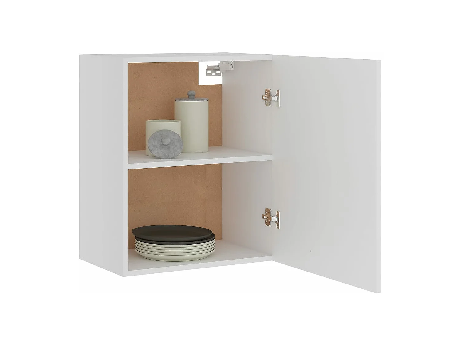 Armoire suspendue "Lyon" Blanc 50 x 31 x 60 cm Bois d'ingénierie