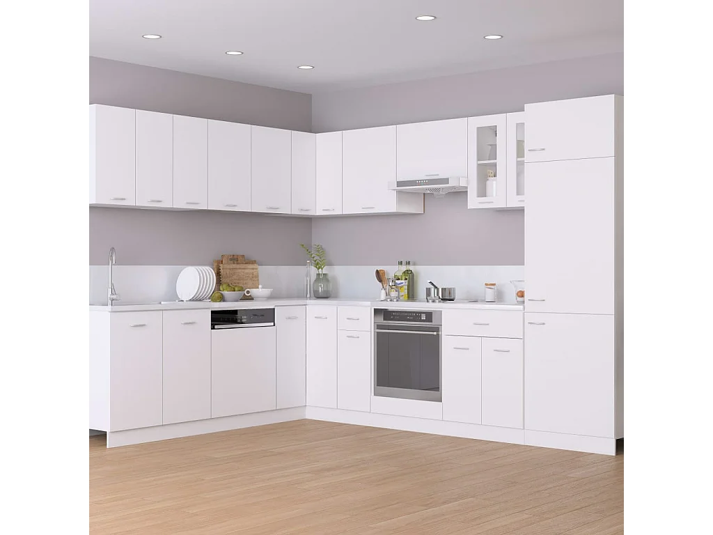 Armoire suspendue "Lyon" Blanc 50 x 31 x 60 cm Bois d'ingénierie