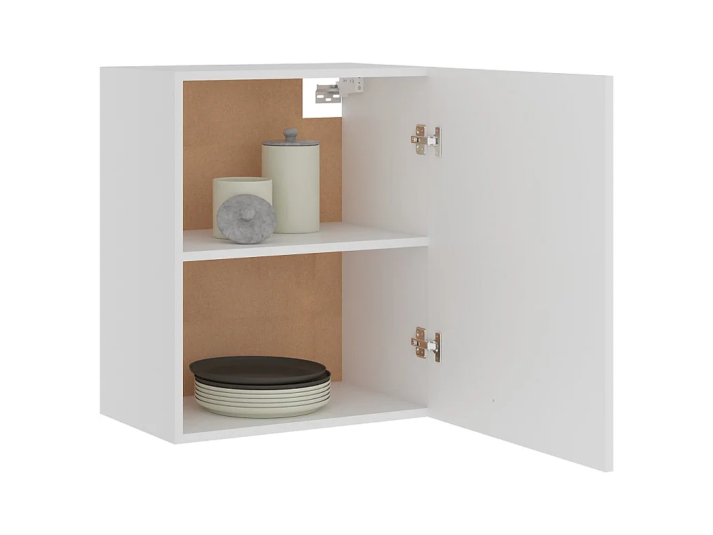 Armoire suspendue "Lyon" Blanc 50 x 31 x 60 cm Bois d'ingénierie