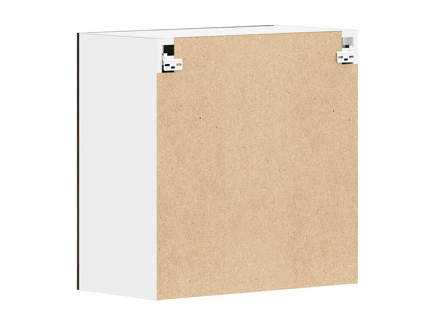 Wandkast hangend Lyon 60x31x60 cm bewerkt hout gerookt eikenkleurig