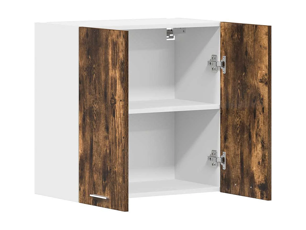 Armoire suspendue "Lyon" Chêne fumé 60 x 31 x 60 cm Bois d'ingénierie