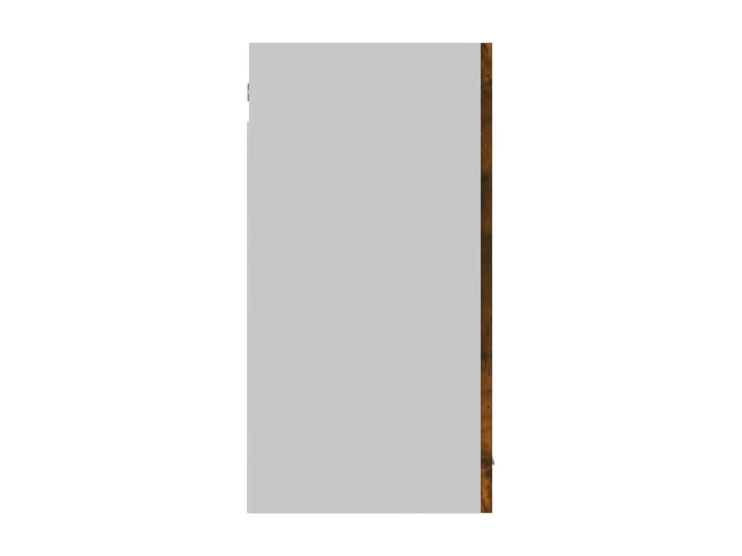 Armário vidro suspenso “Lyon” 80x31x60cm carvalho fumado