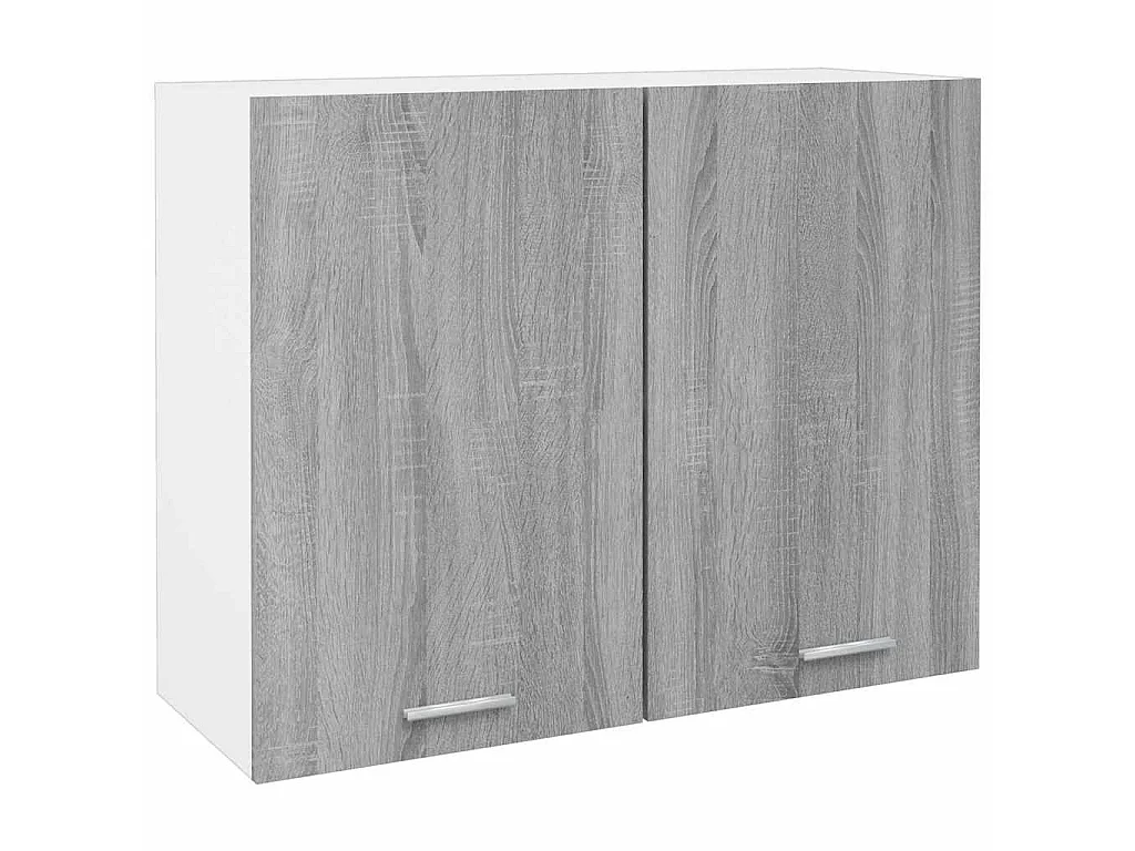 Armoire suspendue "Lyon" Gris Sonoma 80 x 31 x 60 cm Bois d'ingénierie