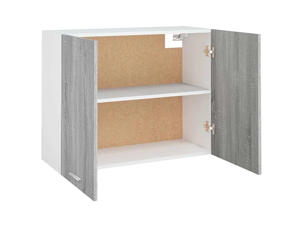 Armoire suspendue "Lyon" Gris Sonoma 80 x 31 x 60 cm Bois d'ingénierie