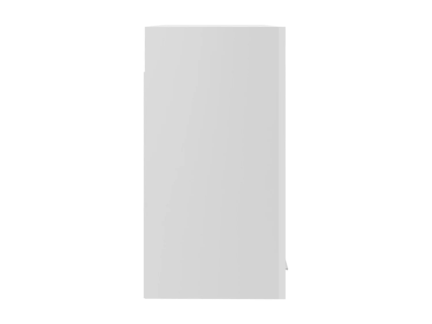 Bovenkast Lyon 60x31x60 cm bewerkt hout hoogglans wit