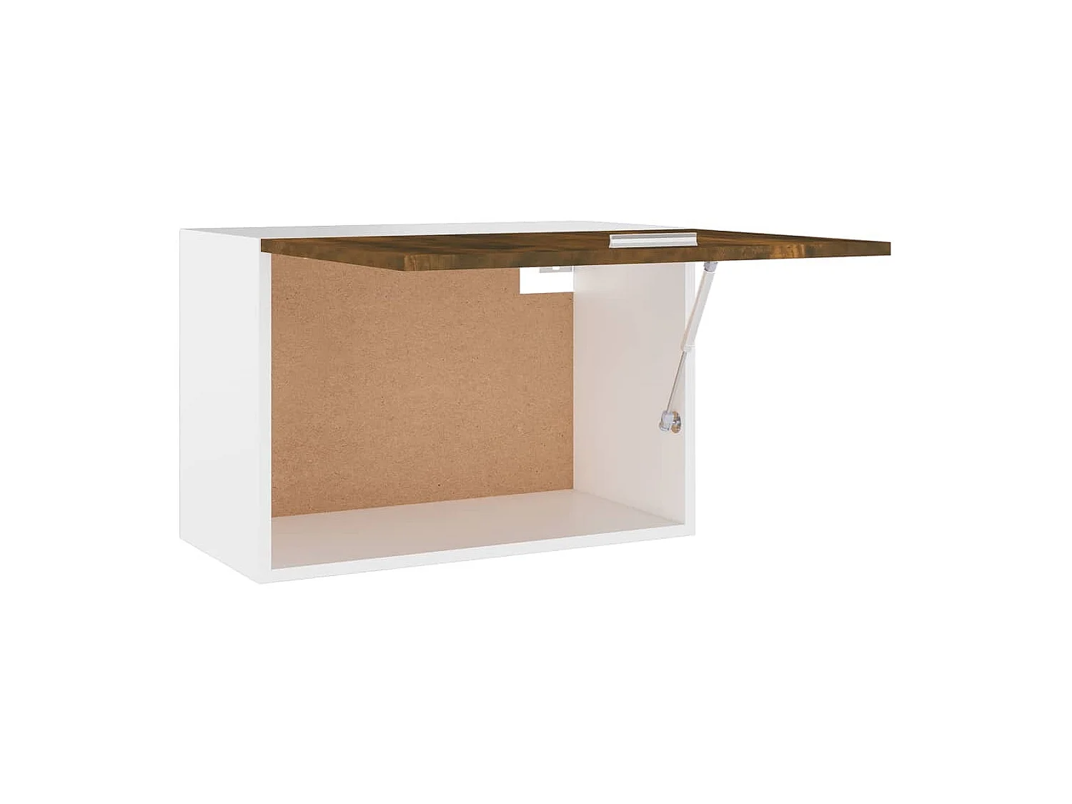 Armario colgante "Lyon" de, roble ahumado, 60x31x40 cm, madera de ingeniería