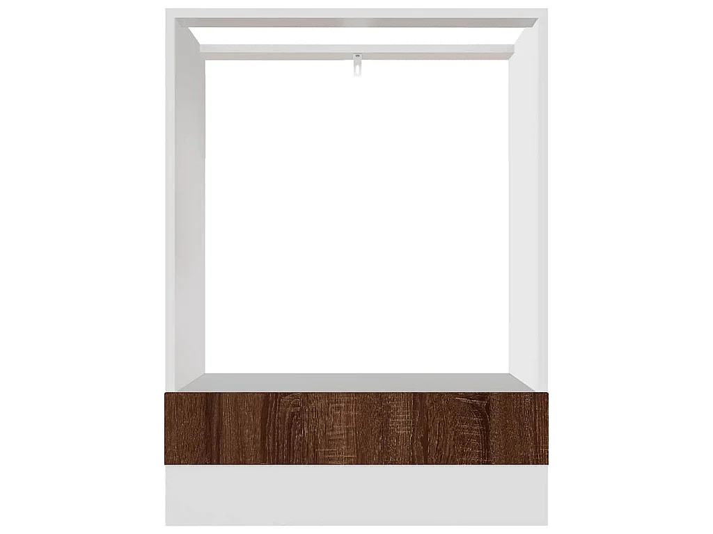 Meuble de four "Riga" Chêne brun 60 x 46 x 81,5 cm Bois d'ingénierie
