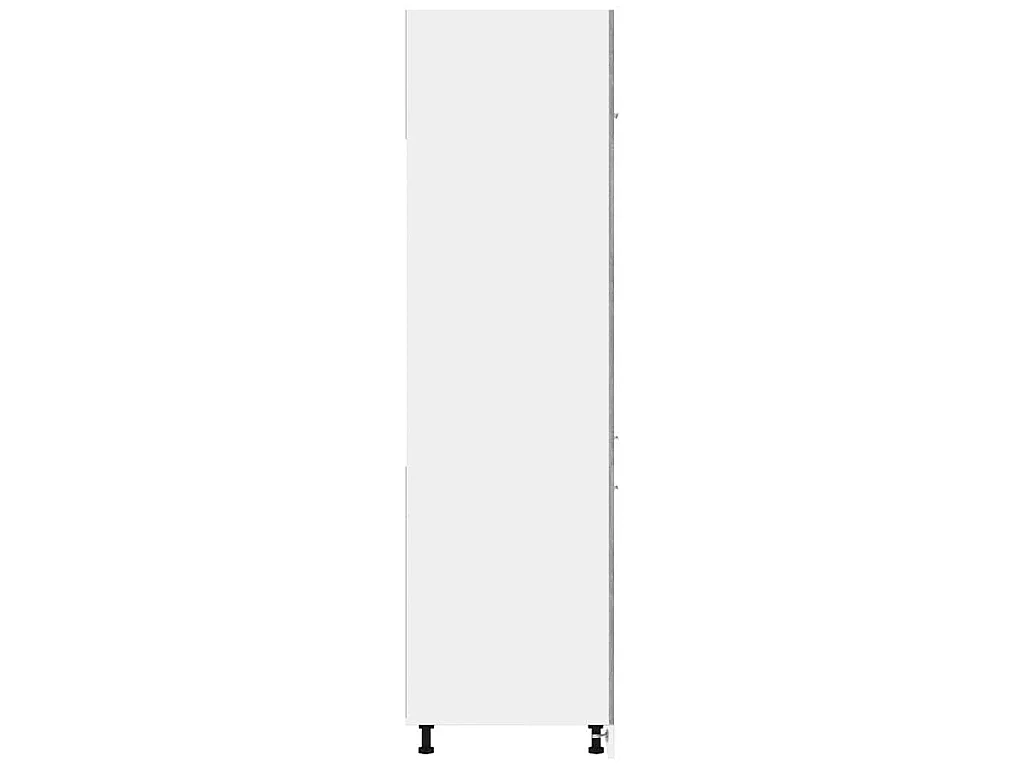 Armoire réfrigérée "Lyon" Gris Sonoma 60 x 57 x 207 cm Bois d'ingénierie