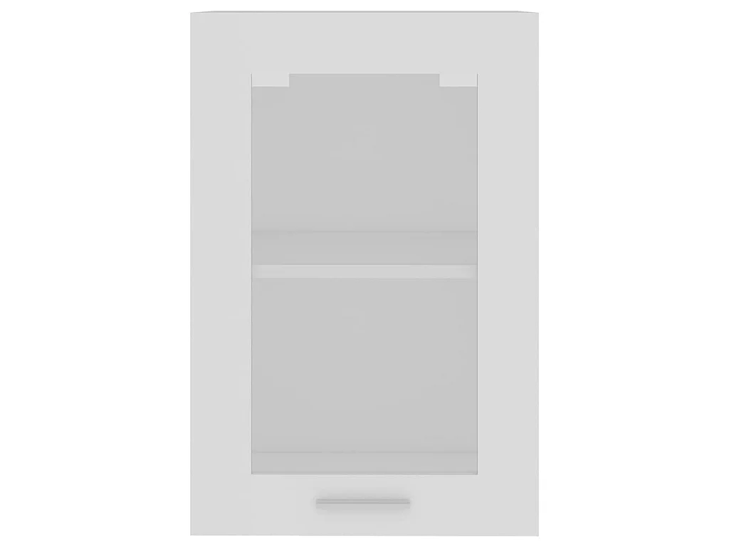 Vitrine suspendue "Lyon" Blanc 40 x 31 x 60 cm Bois d'ingénierie