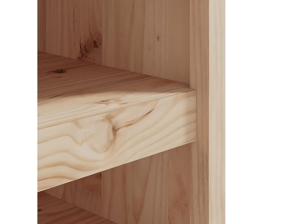 Keukenkast voor buiten MEPPEL 106x55x64 cm massief grenenhout