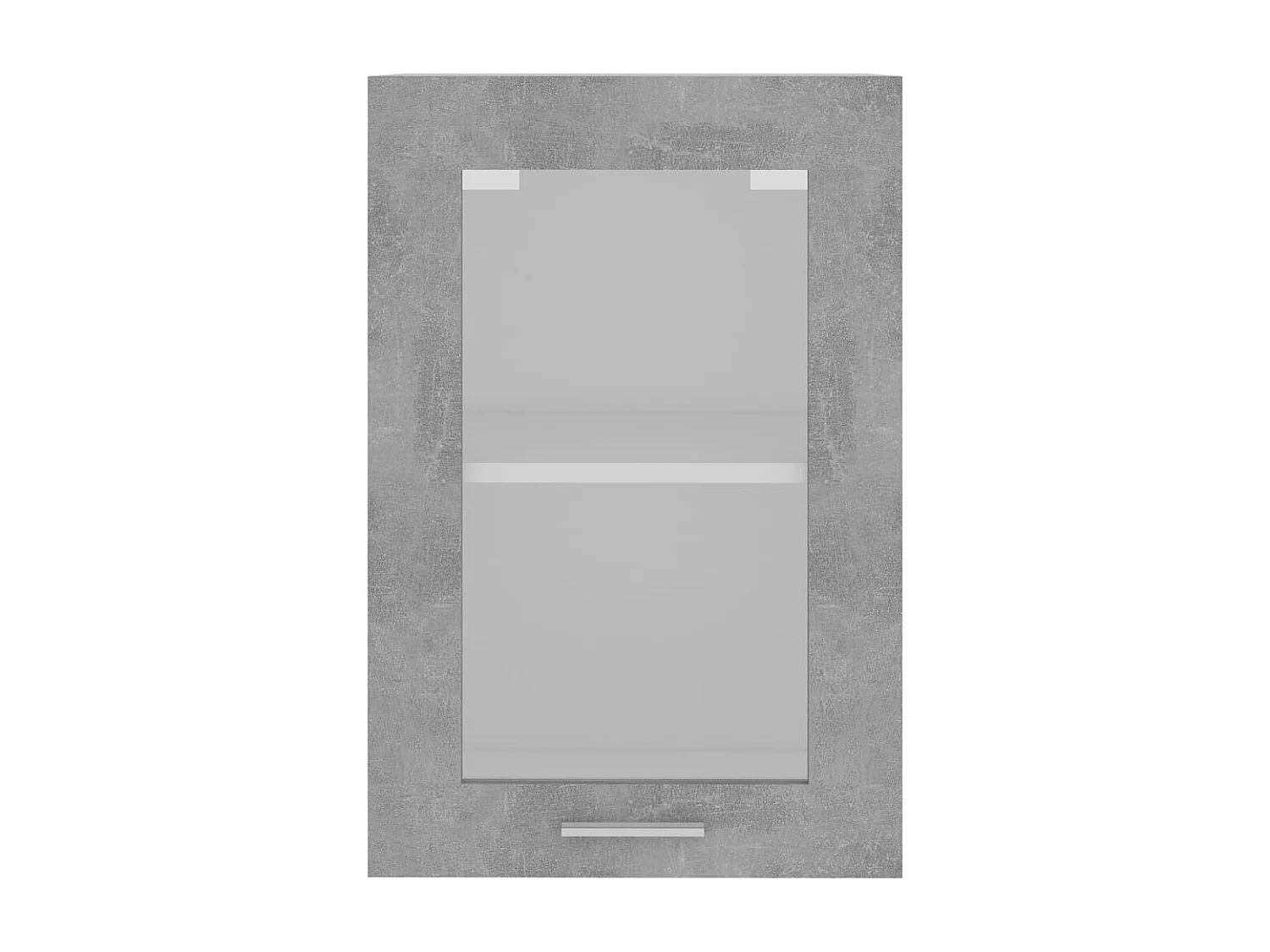 Vitrina colgante "Lyon" de, gris hormigón, 40 x 31 x 60 cm, madera de ingeniería