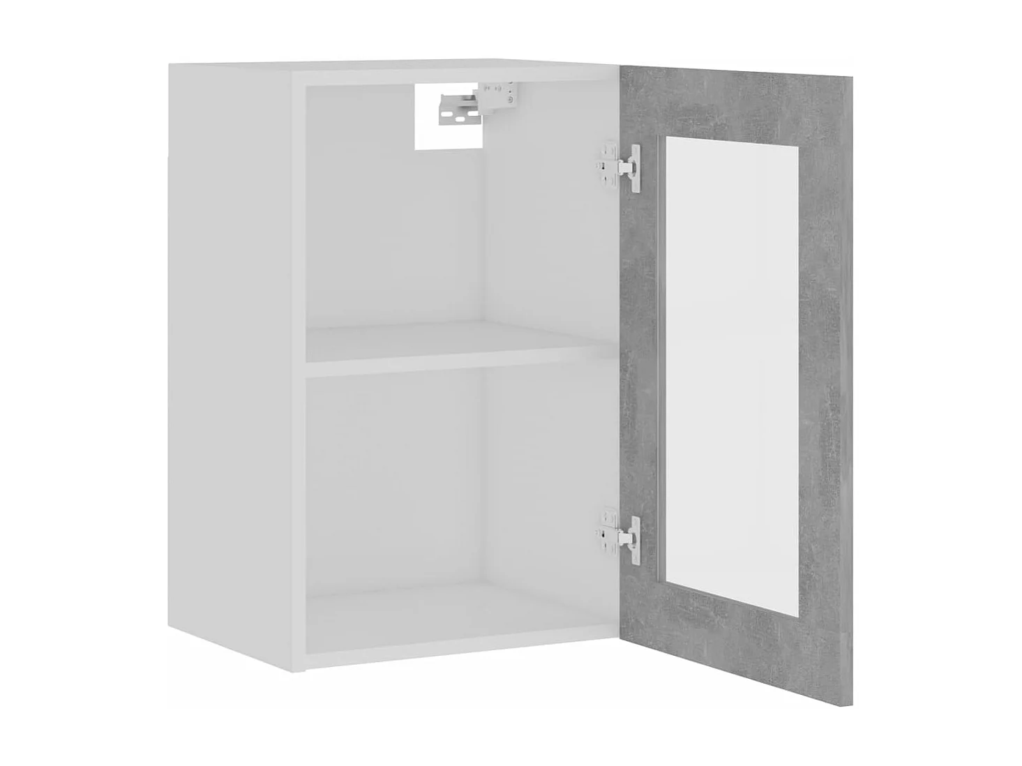 Hangkast Lyon 40x31x60 cm bewerkt hout betongrijs