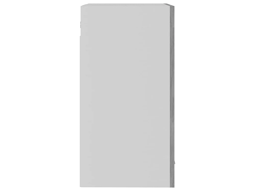 Vitrine suspendue "Lyon" Gris béton 40 x 31 x 60 cm Bois d'ingénierie