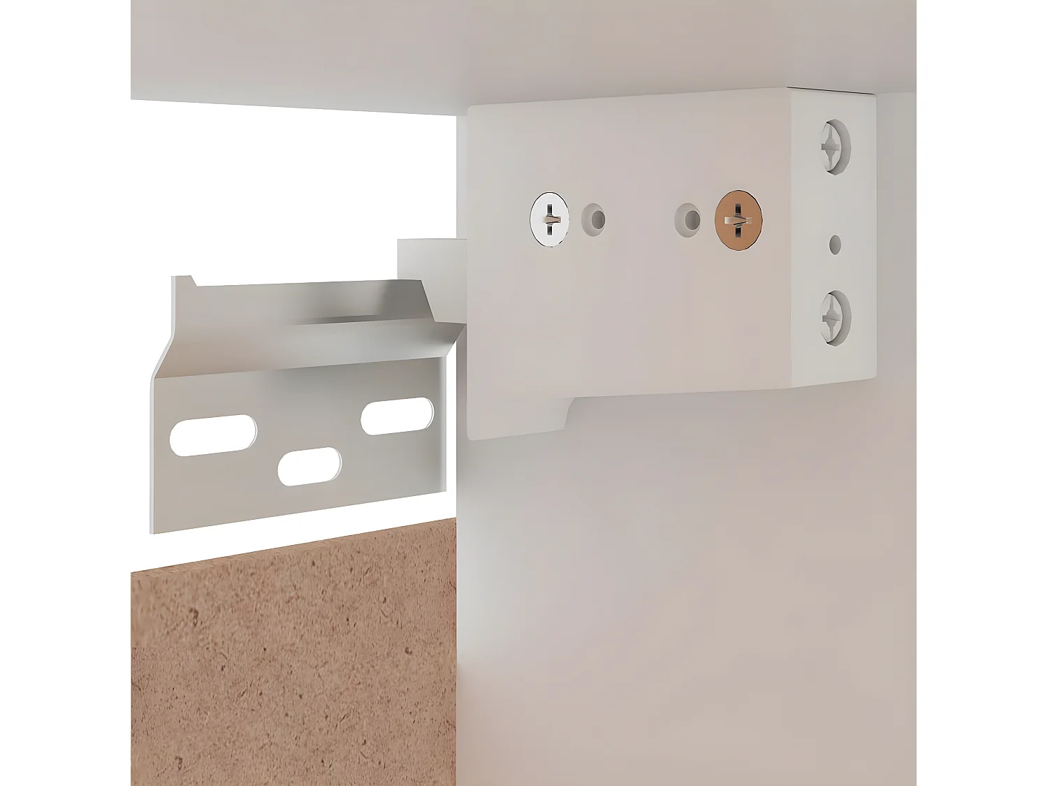 Armoire suspendue Gris béton 80x31x60 cm Bois d’ingénierie