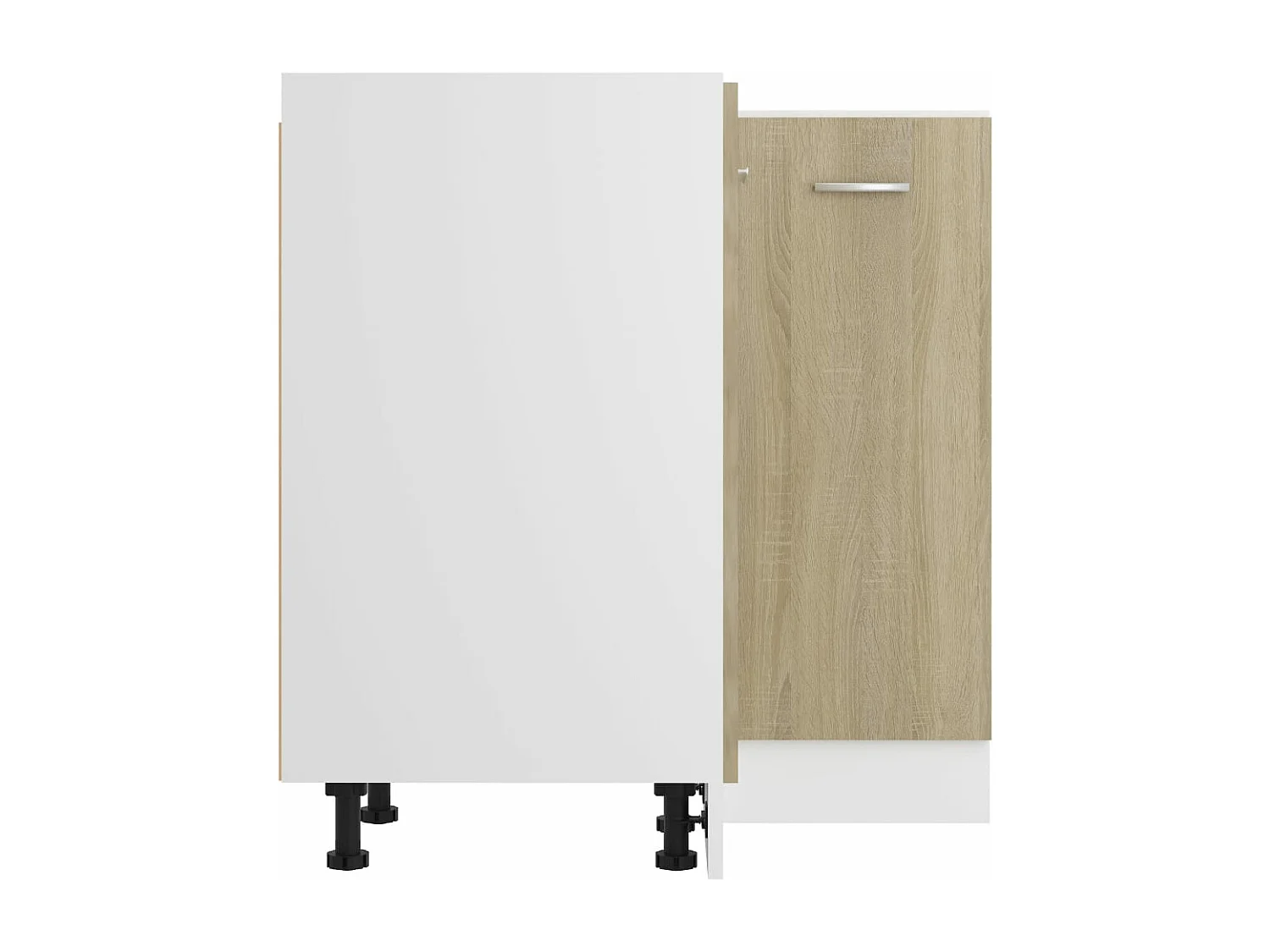 Eckunterschrank Lyon Sonoma-Eiche 75,5x75,5x81,5 cm Holzwerkstoff