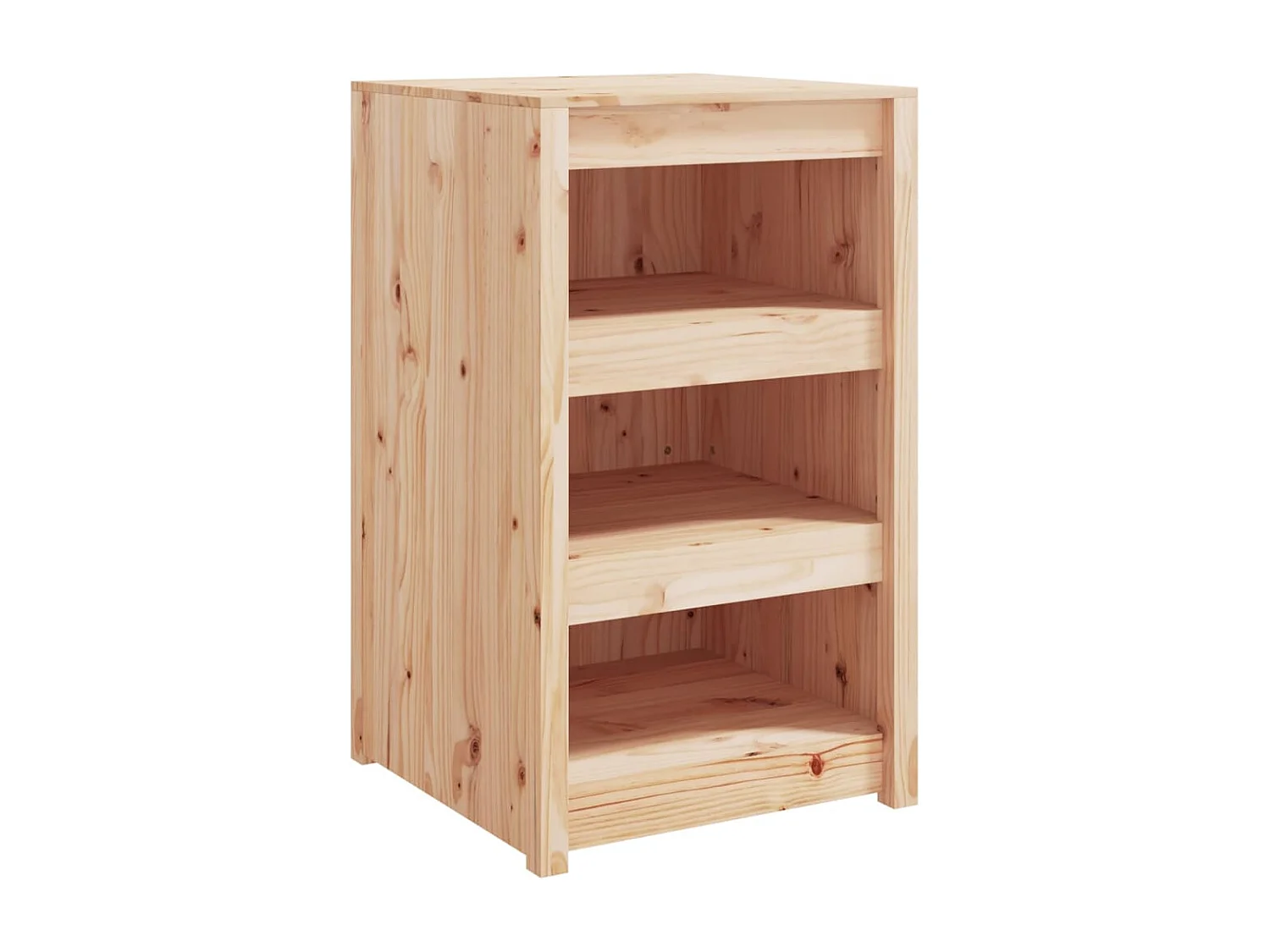 Armários de cozinha para exterior 2 pcs madeira de pinho maciça