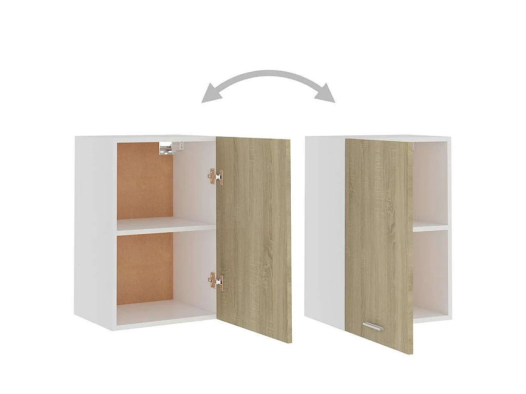 Hängeschrank Lyon Sonoma-Eiche 39,5x31x60 cm Holzwerkstoff