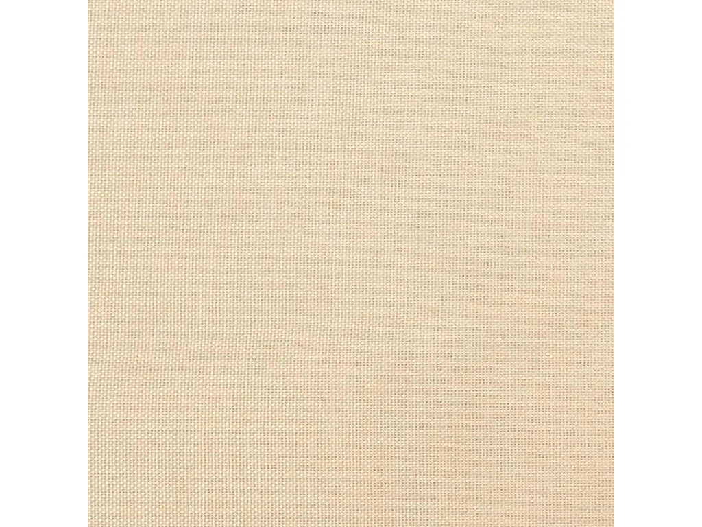 Chaise pivotante de bureau Crème Tissu