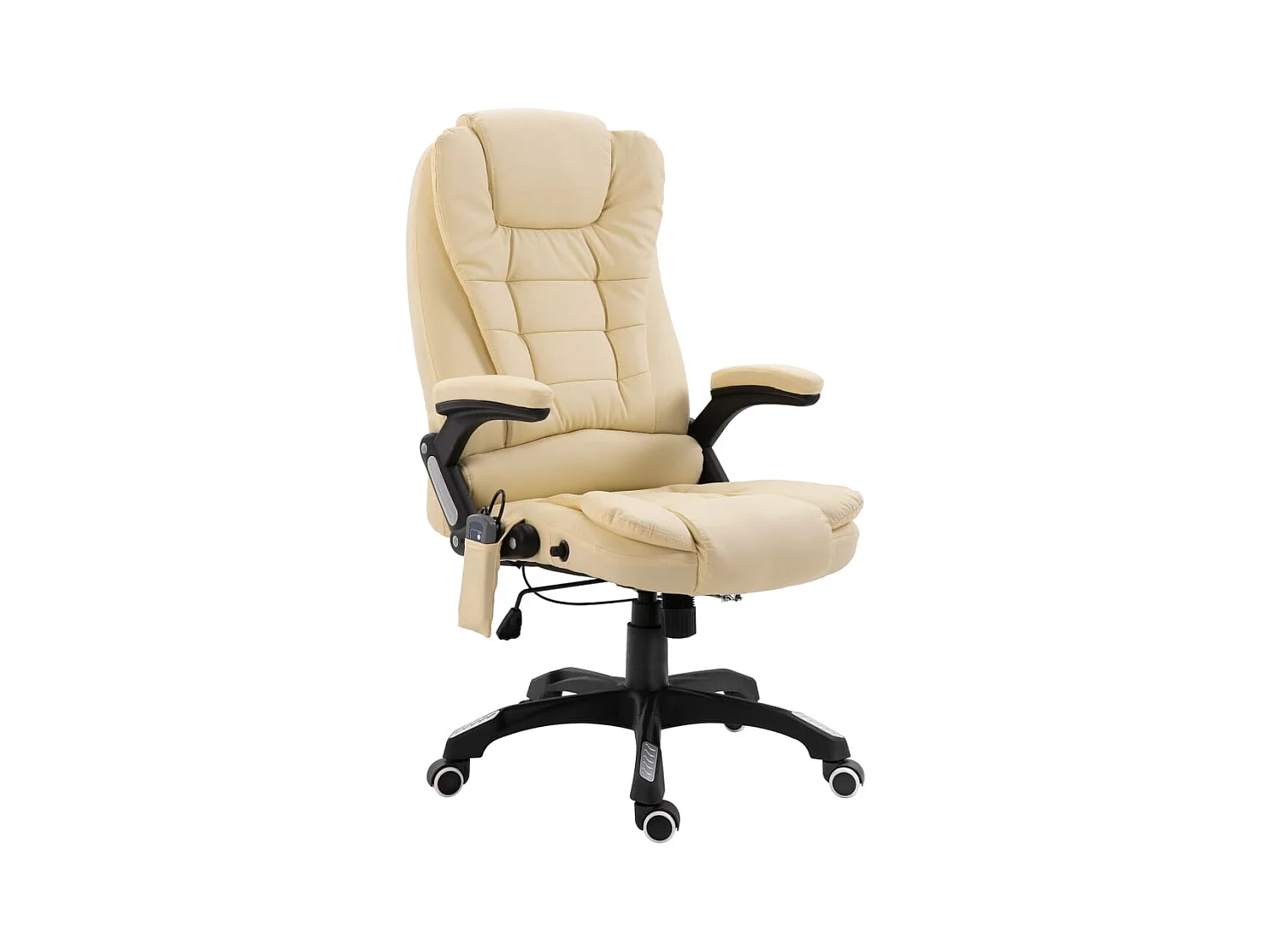 Chaise de bureau de massage Crème Similicuir