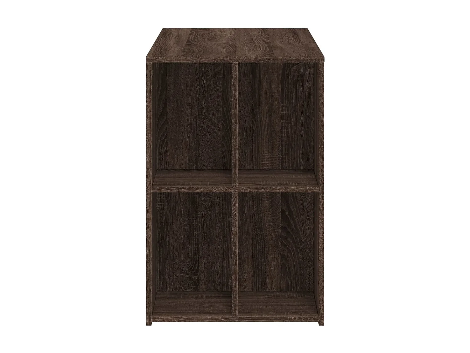 Bureau 102x50x75 cm bewerkt hout bruin eikenkleurig