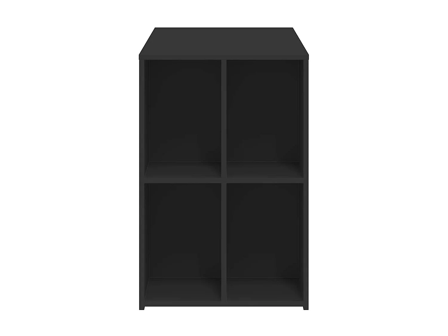 Bureau noir 102x50x75 cm bois d'ingénierie