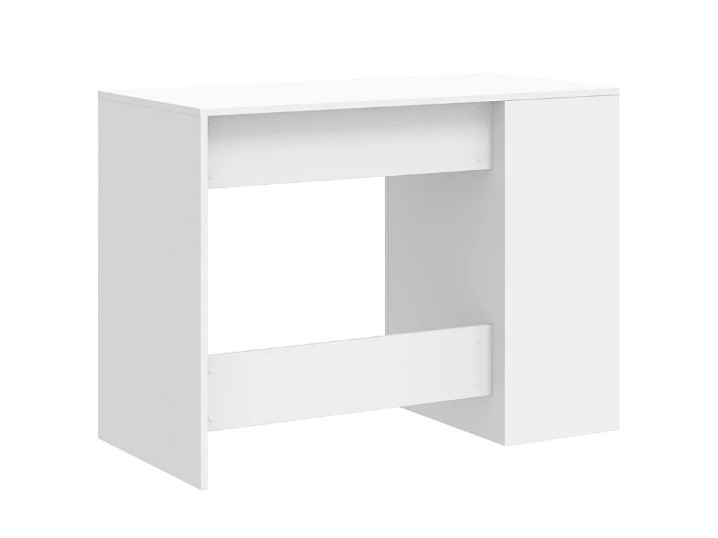 Bureau 102x50x75 cm bewerkt hout wit
