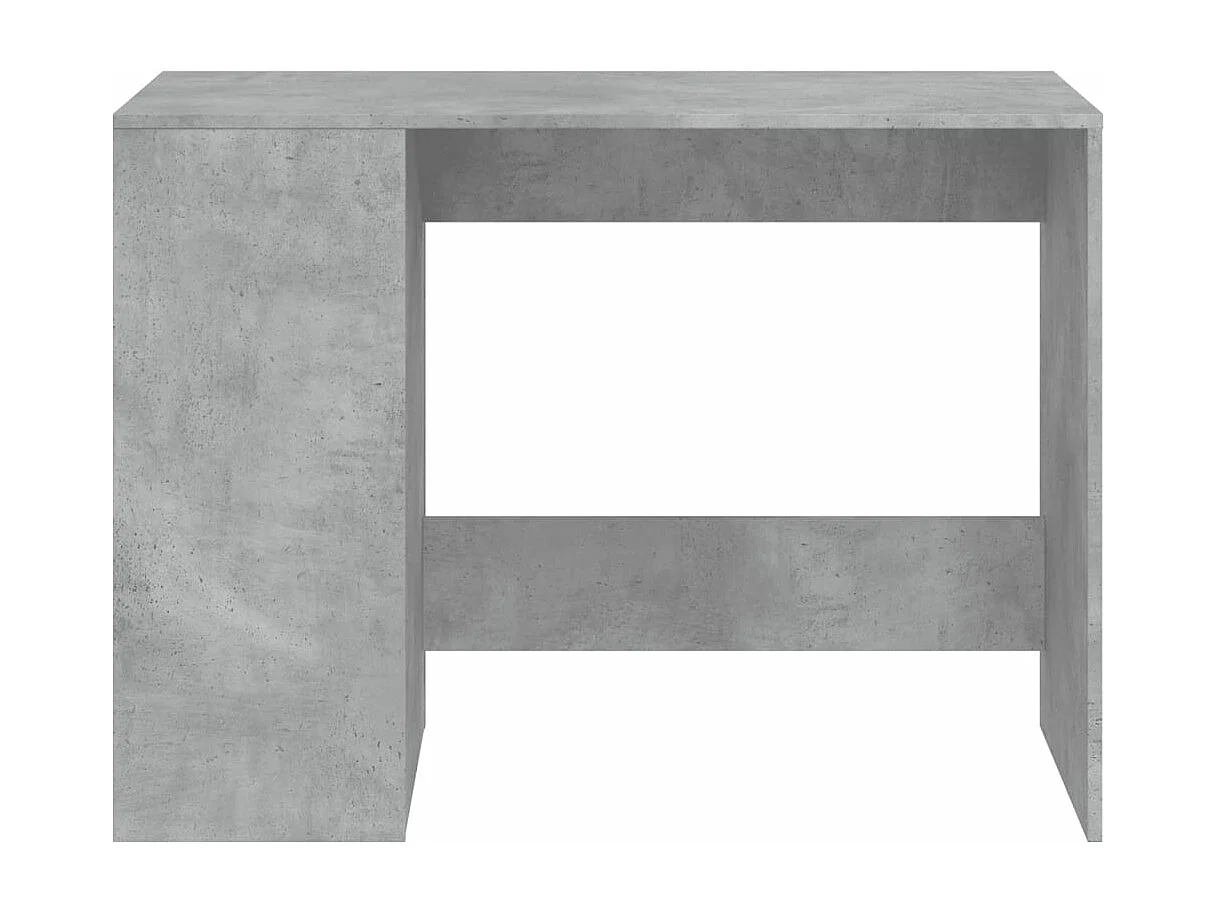 Bureau 102x50x75 cm bewerkt hout betongrijs