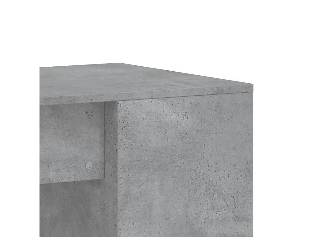 Bureau 102x50x75 cm bewerkt hout betongrijs