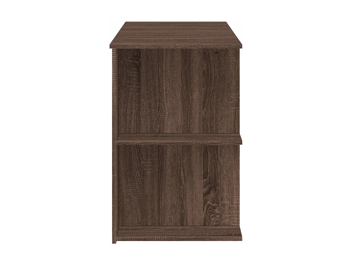 Bureau 140x50x75 cm bewerkt hout bruin eikenkleur