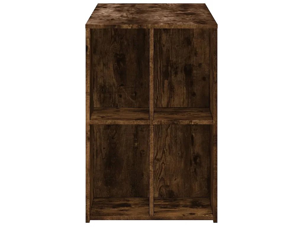 Bureau chêne fumé 102x50x75 cm bois d'ingénierie