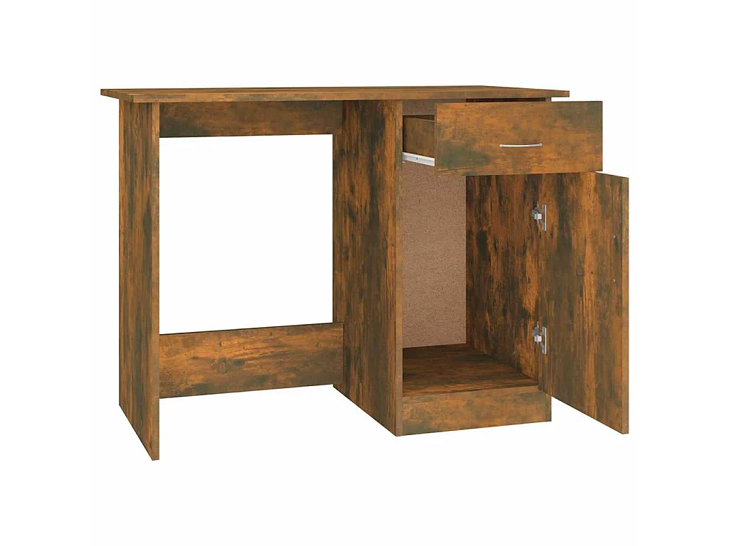Schreibtisch Räuchereiche 100x50x76 cm Holzwerkstoff