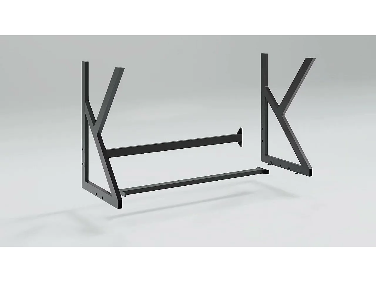 Gaming-Schreibtisch mit K-Gestell Schwarz 90x60x75 cm