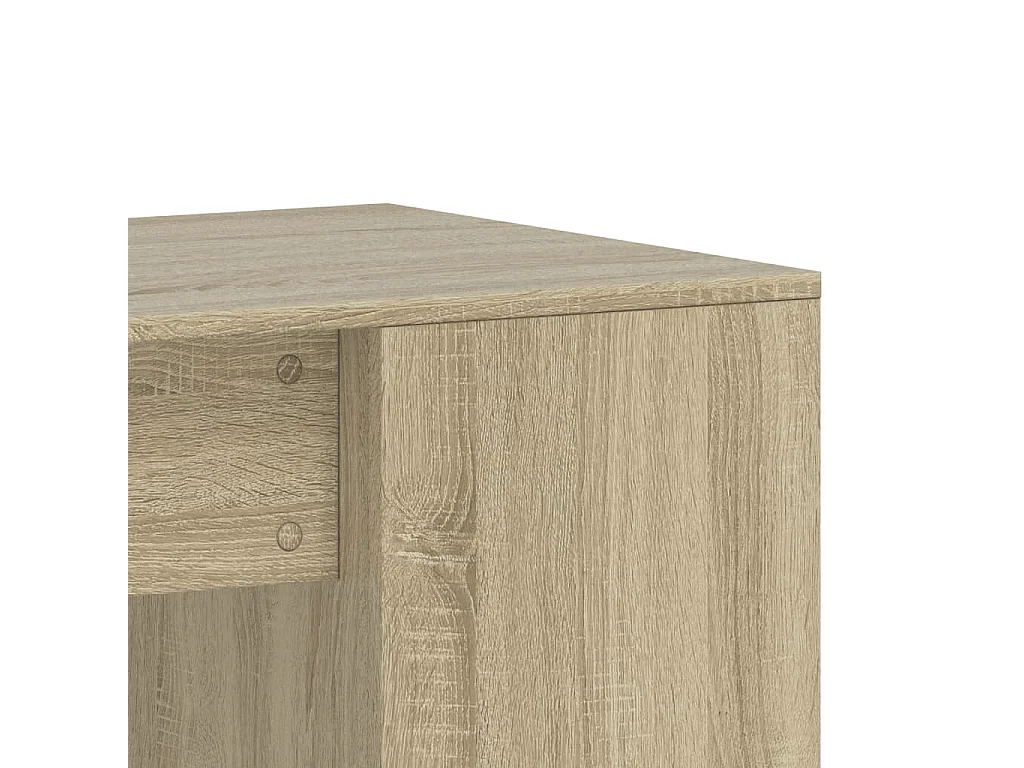 Bureau chêne sonoma 102x50x75 cm bois d'ingénierie