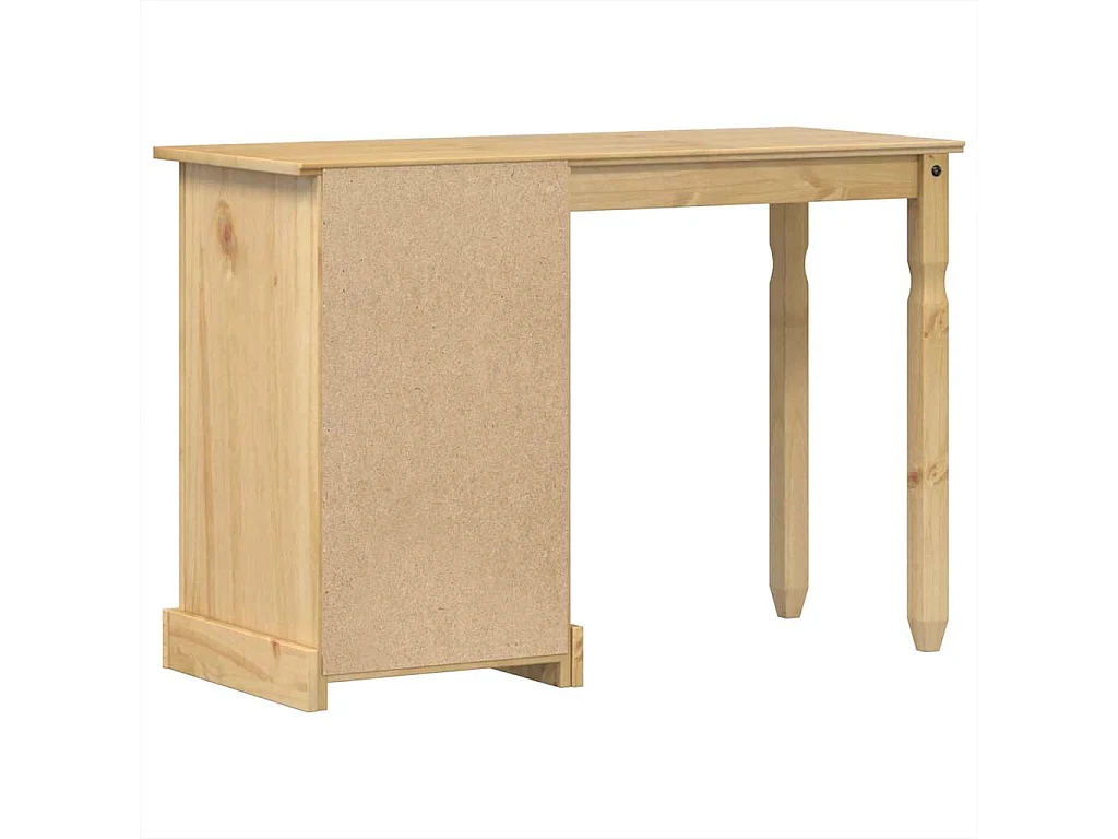 Toeletta Corona 110x47x75 cm in Legno Massello di Pino