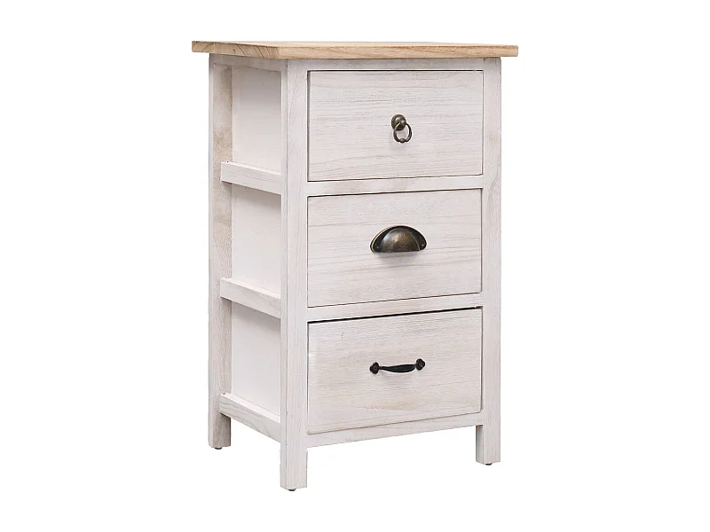 Mobiletto 35x25x57 cm in Legno di Paulownia