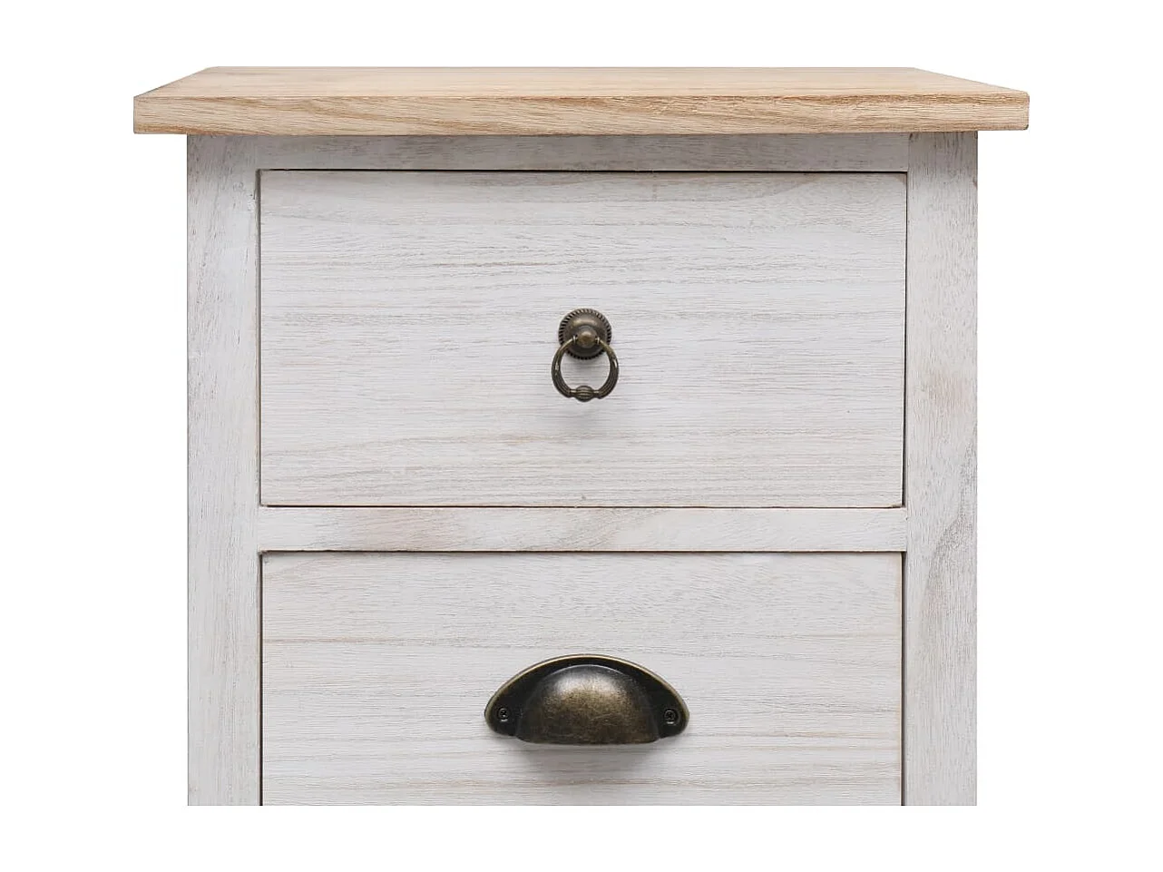 Beistellschrank 35x25x57 cm Massivholz Paulownia