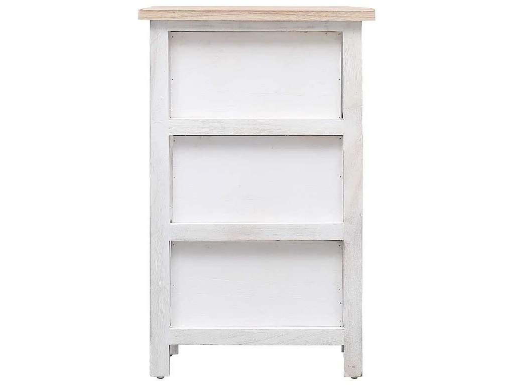 Beistellschrank 35x25x57 cm Massivholz Paulownia