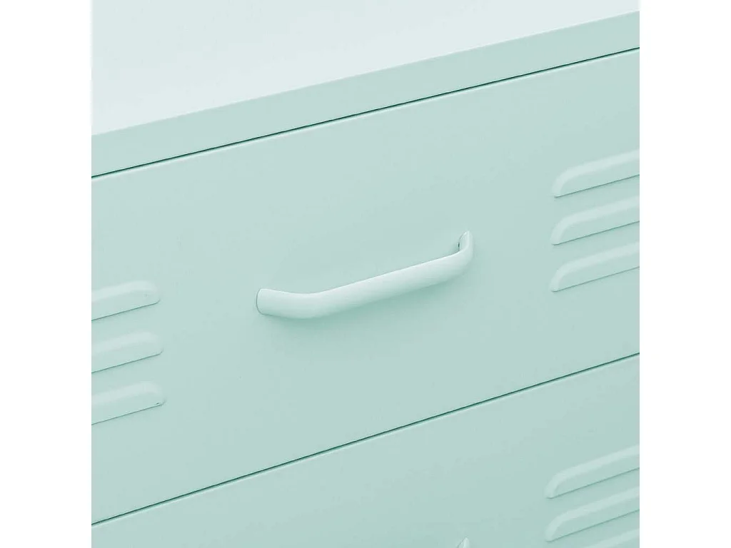 Cassettiera Menta 80x35x101,5 cm in Acciaio