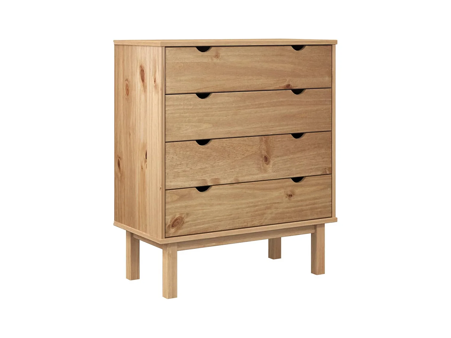 Ladekast OTTA 76,5x39,5x90 cm massief grenenhout