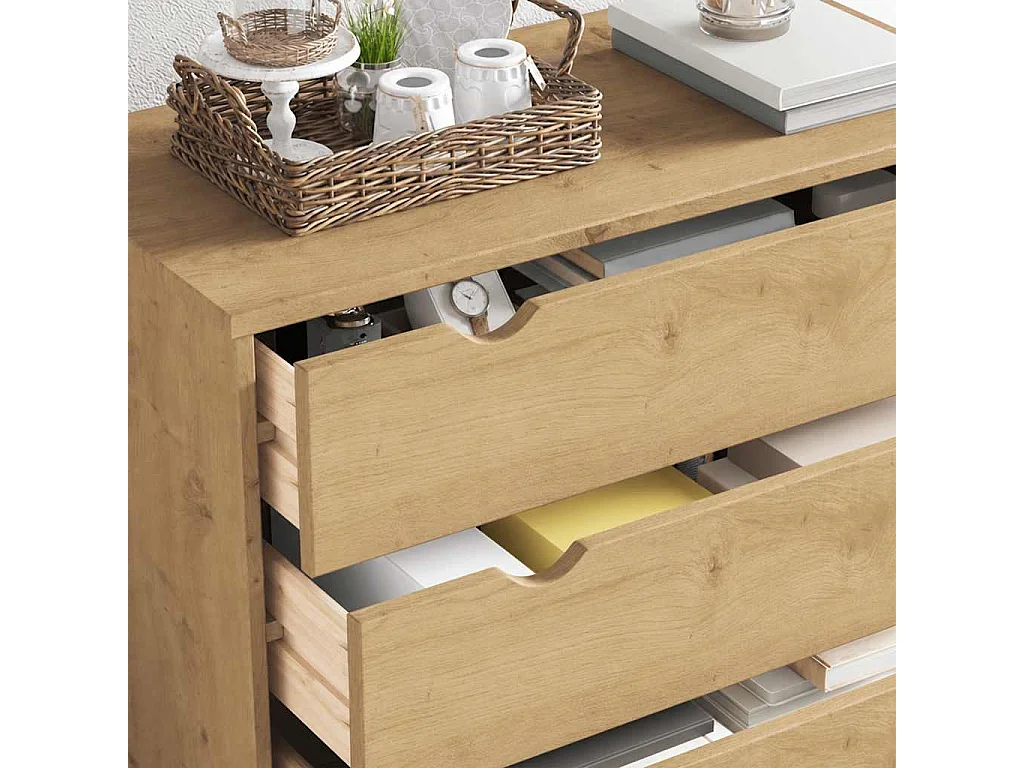 Schubladenschrank OTTA 76,5x39,5x90 cm Massivholz