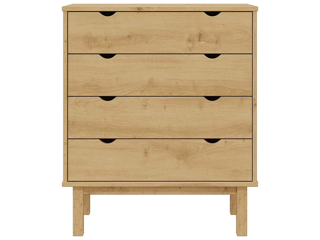 Schubladenschrank OTTA 76,5x39,5x90 cm Massivholz